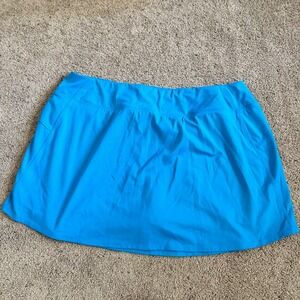 DSG‎ Womens 2X Blue Athletic Skort Skirt Activewear Golf Tennis